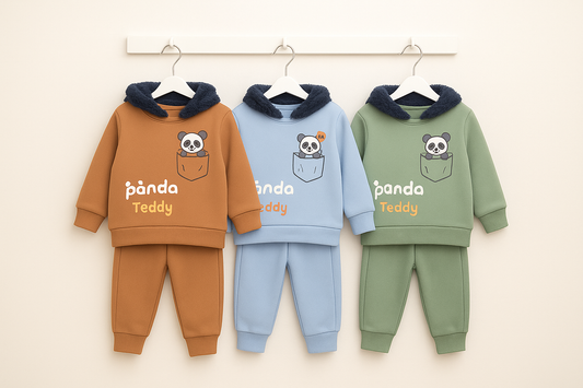 طقم اولادي ميلتون مبطن كابيشو فرو